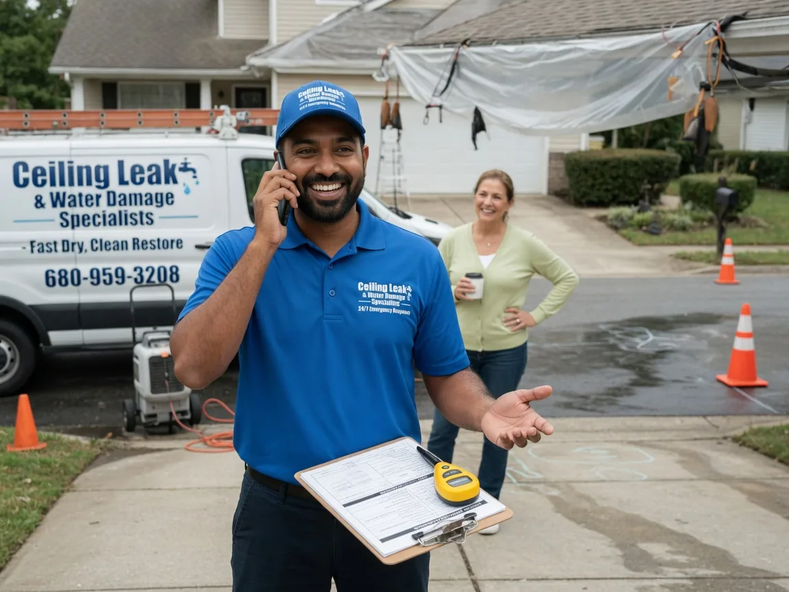 Ceiling Leak Cleanup Anderson, TX FAQs